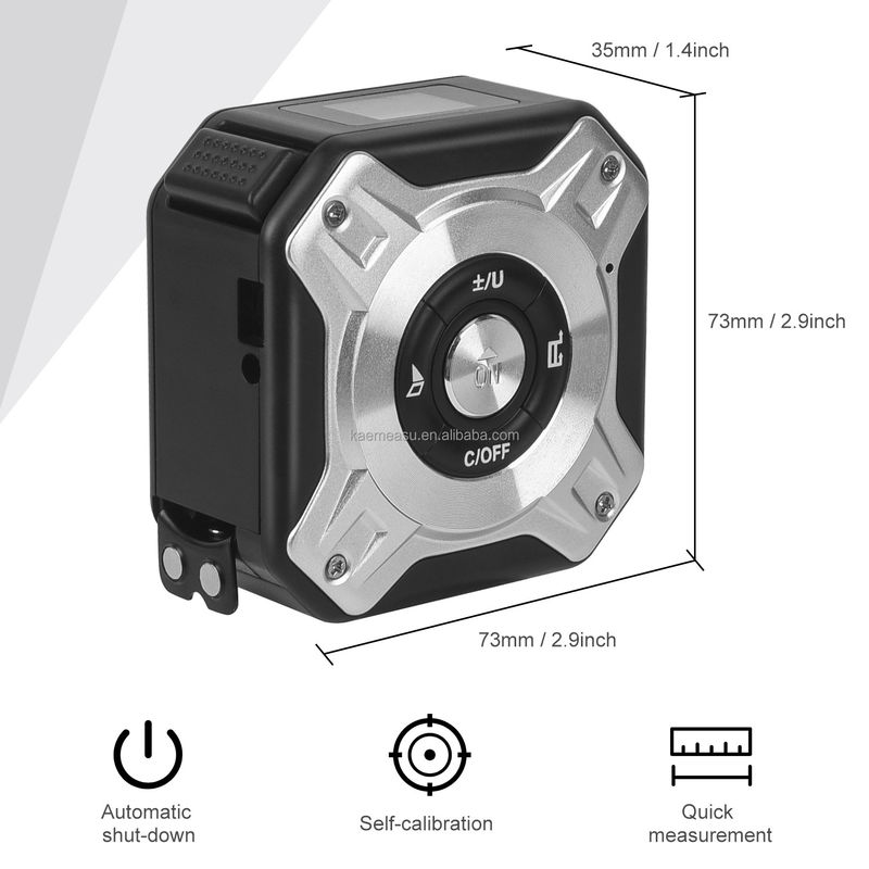 Многофункциональная лента для зарядки USB Измерение дальности Электронный линейщик Инфракрасный измерительный прибор OEM Лазерный дальномер