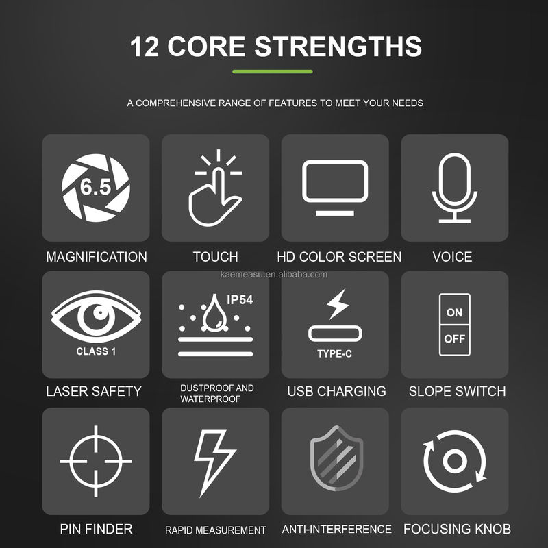 OEM/ODM Golf Mode Sport Telescope Touch Screen Intelligent Voice Golf Лазерные дальномеры Телескоп