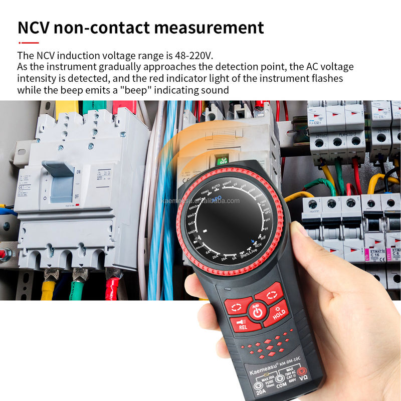 Автомобильные диапазоны напряжения NCV TRMS Диодный тест Тест тока сопротивления Тестер зажиматели Мультиметры Умные цифровые мультиметры