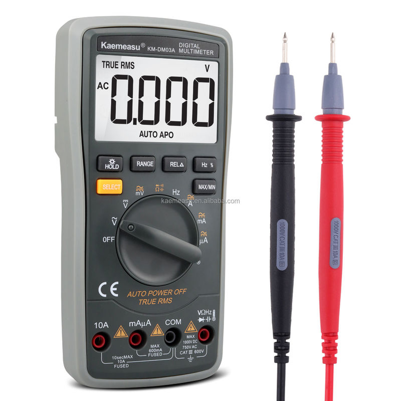 03A OEM ODM Промышленный электронный мультиметр Диодный тест AC DC Напряжение Текущее Вольтметр Профессиональные цифровые мультиметры