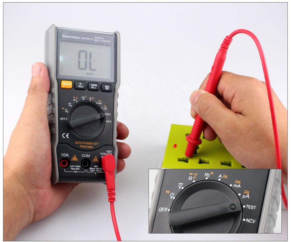 Мини портативный NCV True RMS Live Wire/Nothing Wire Измерение автоматического диапазона Pocket Digital Multimeters