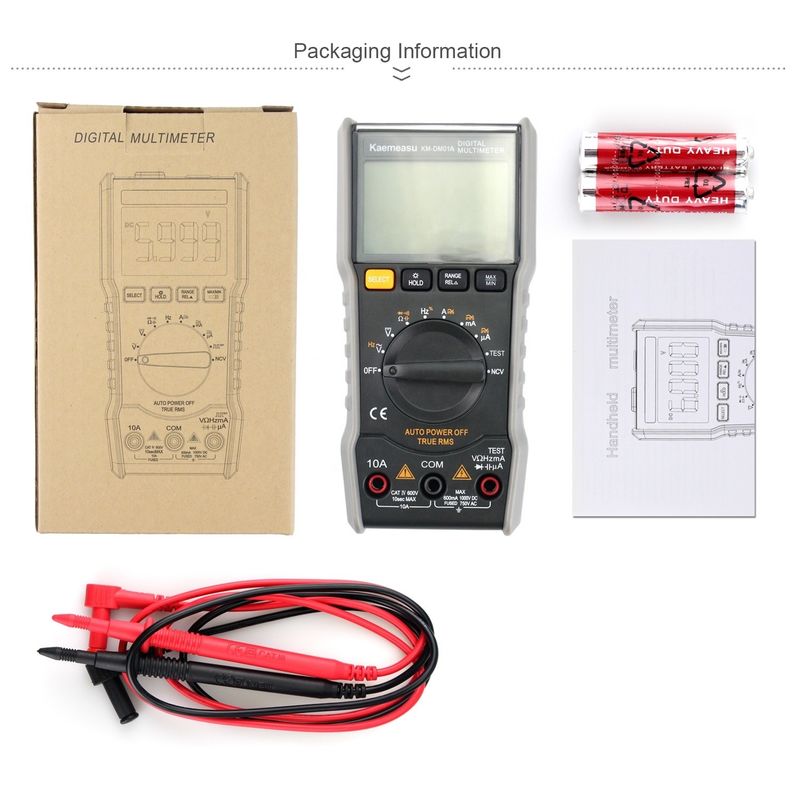 Мини портативный NCV True RMS Live Wire/Nothing Wire Измерение автоматического диапазона Pocket Digital Multimeters