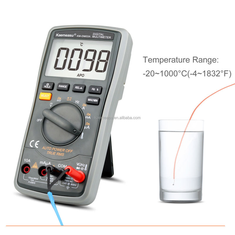 OEM ODM Промышленный электронный мультиметр 1000v Ac Dc Цифровой мультиметр