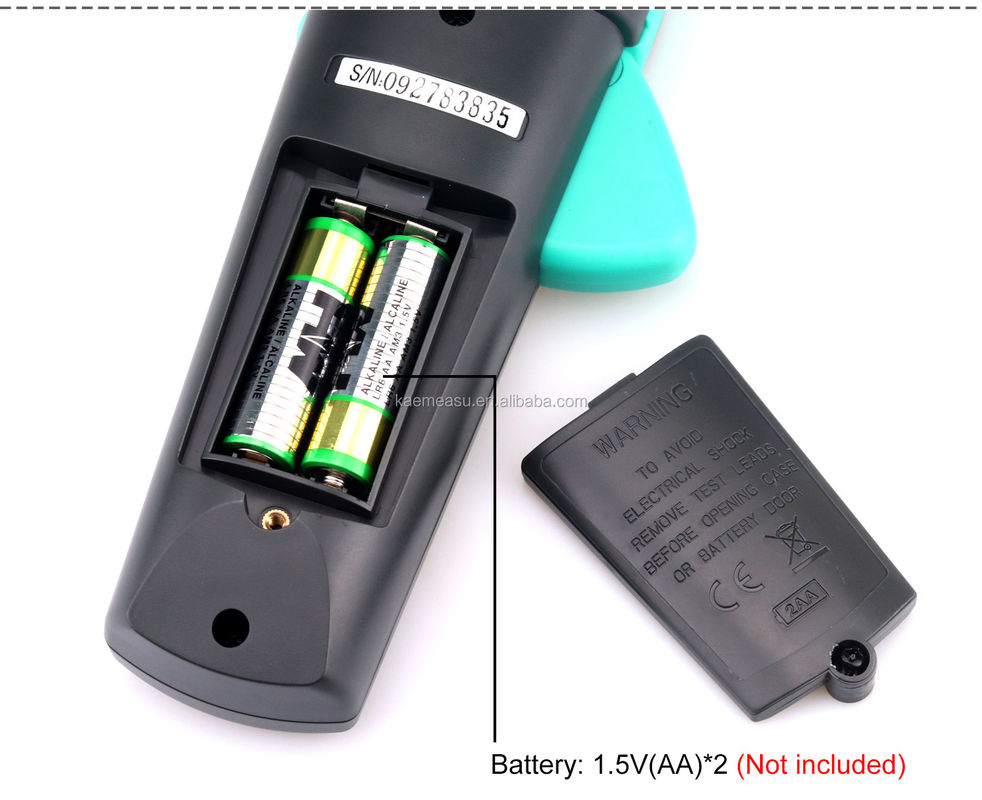Большой мультиметр зажима T-RMS AC DC 1000V 1000A Диодный тест непрерывности Buzzer цифровые зажиматели