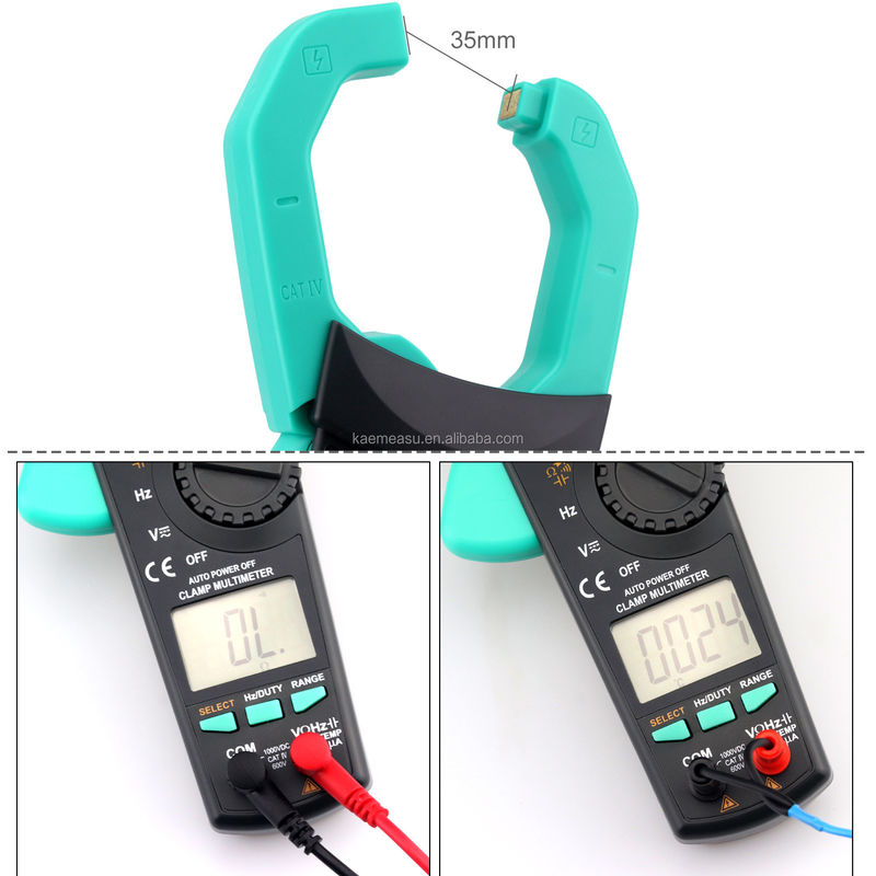 6000 подсчетов Ac Dc Multimeter тока Aneng Напряжение счетчики Клампы Multimeter цифровые Клампы счетчики