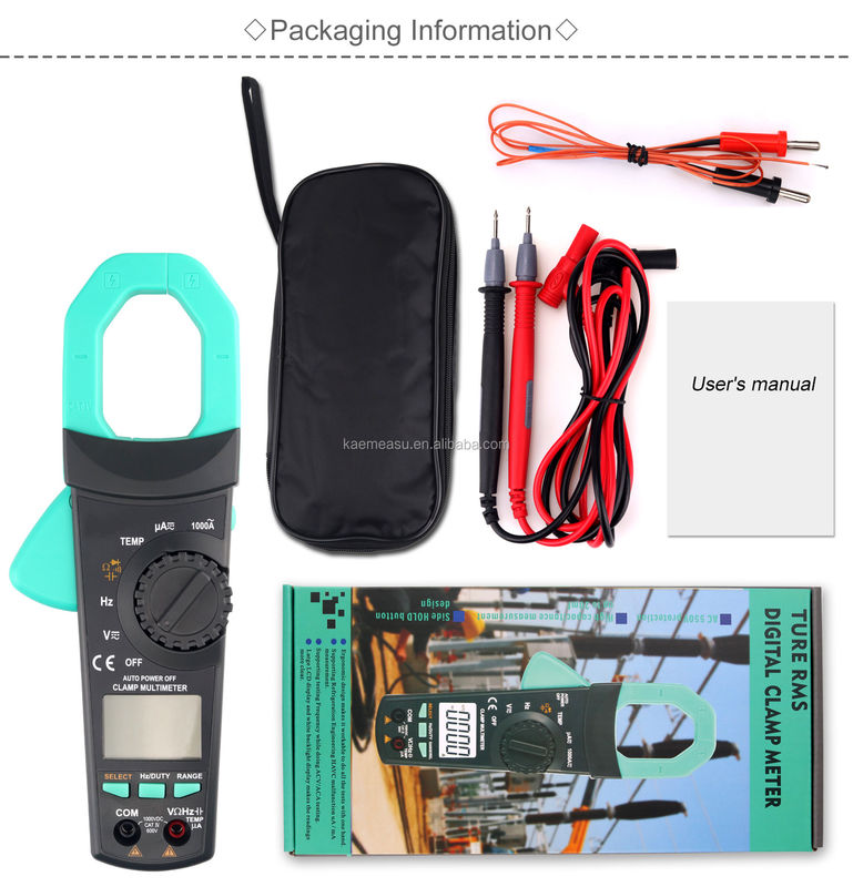 6000 подсчетов Ac Dc Multimeter тока Aneng Напряжение счетчики Клампы Multimeter цифровые Клампы счетчики