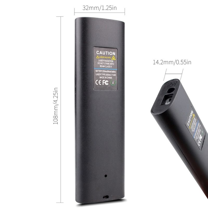 40м Мини ручной USB перезаряжаемый лазерный дальномер высокоточного инфракрасного электронного линейщика лазерный дальномер