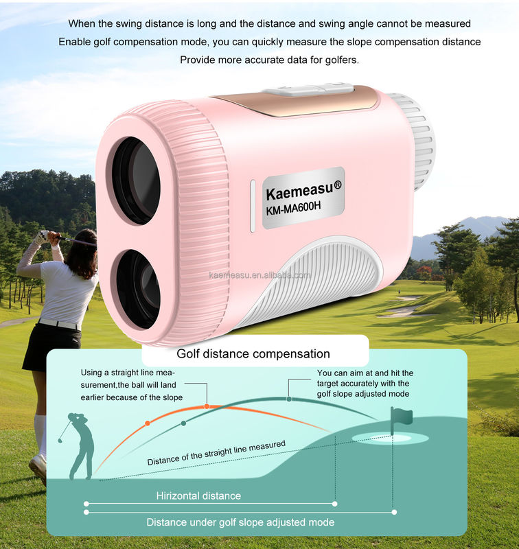 OEM 1200m Golf Slope Scope Лазерный дистанционный счетчик Телескоп Промышленного класса Гольф Лазерные дальномеры