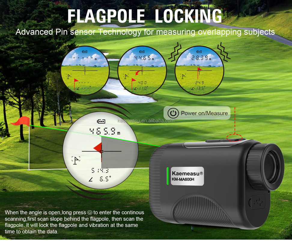 OEM 1200m Golf Slope Scope Лазерный дальномер Телескоп Промышленного класса Гольф Лазерные дальномеры Черный цвет
