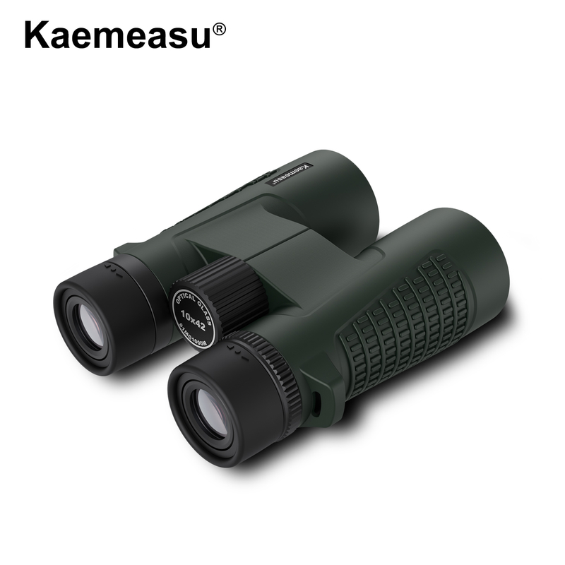 Камеасу C Модель Зеленый цвет 10x42 HD Водостойкие бинокли для взрослых, бинокли для наблюдения за птицами и походов, оптики с призмой BAK4, устойчивое к ударам корпус из магния, ясное и яркое зрение