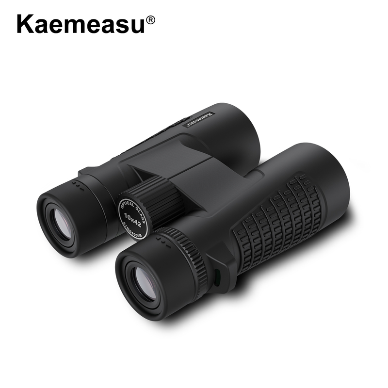 Бинокль Kaemeasu C Model черный 10x42 HD, водонепроницаемый для взрослых, бинокль для наблюдения за птицами и пеших прогулок, оптика с призмой BAK4, ударопрочный корпус из магниевого сплава, четкое и яркое изображение